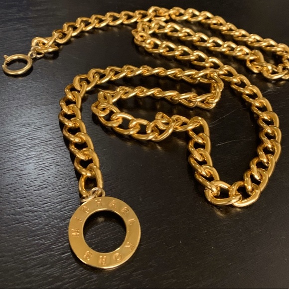 Michael Kors Gold Curb Chain Belt - Picture 5 of 9